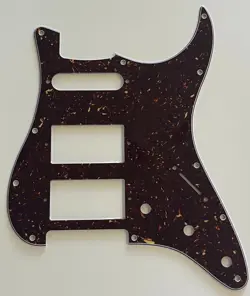 FOR FIT FENDER US STRATOCASTER START HHS 11 HOLE GUITAR PICKGUARD BROWN TORTOISE