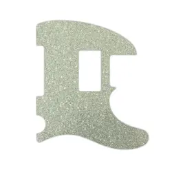 PICKGUARD FOR FENDER TELECASTER WITH HUMBUCKER MIM & USA SILVER SPARKLE
