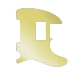 PICKGUARD FOR FENDER TELECASTER WITH HUMBUCKER MIM & USA GOLD MIRROR