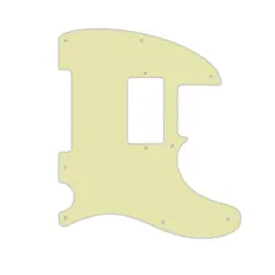 PICKGUARD FOR FENDER TELECASTER WITH HUMBUCKER MIM & USA MINT GREEN 3PLY