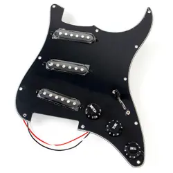 PICKGUARD BLACK KNOBS