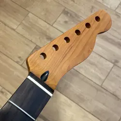 22FRET ROASTED MAPLE TELE TELECASTER GUITAR NECK ROSEWOOD FOR FENDER REPLACEMENT