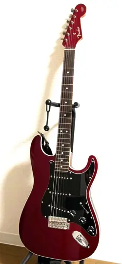 FENDER JAPAN AERODYNE STRATOCASTER AST GUITAR 3S CANDY APPLE RED MADE IN JAPAN
