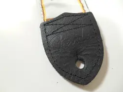 VINTAGE FENDER WOVEN EMBROIDERED ACE STYLE GUITAR STRAP MARIGOLD YELLOW