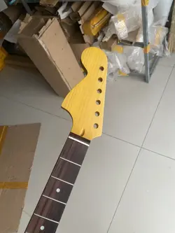 RIGHT HAND REVERSE HEADSTOCK 22 FRETS ELECTRIC GUITAR NECK ST FENDER REPLACEMENT