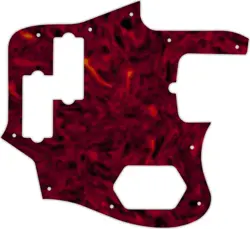 WD CUSTOM PICKGUARD FOR FENDER AMERICAN STANDARD JAGUAR BASS #05T TORTOISE SH...