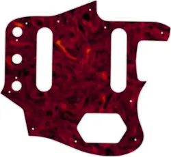 WD CUSTOM PICKGUARD FOR FENDER JOHNNY MARR SIGNATURE SERIES JAGUAR #05T TORTO...