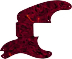 WD CUSTOM PICKGUARD FOR FENDER STING SIGNATURE PRECISION BASS #05T TORTOISE S...