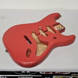 2020 FENDER ROAD WORN 50'S VINTERA STRAT BODY VINTAGE NITRO FIESTA RED RELIC