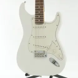 ELECTRIC GUITAR FENDER MEX PLAYER STRATOCASTER POLAR WHITE PAU FERRO USED