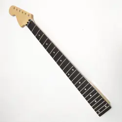 GUITAR NECK MAPLE 24 FRETS REVERSE HEAD WITH LOCKING NUT FOR FENDER STRAT GUITAR