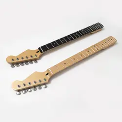 GUITAR NECK MAPLE 22 FRETS FINGERBOARD WITH TUNERS FOR FENDER STRAT GUITAR