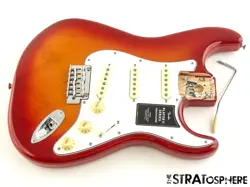 FENDER PLAYER II STRATOCASTER STRAT LOADED BODY, CHAMBERED ASH AGED CHERRY BURST