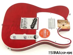 FENDER SQUIER AFFINITY TELECASTER FMT SH LOADED BODY TELE CRT CRIMSON RED 