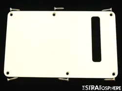 FENDER AMERICAN CUSTOM SHOP DELUXE STRATOCASTER STRAT TREMOLO COVER WHITE