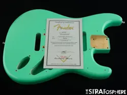 2009 AMERICAN FENDER CUSTOM SHOP DELUXE STRAT BODY STRATOCASTER NITRO SURF GREEN