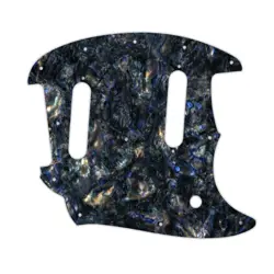 PICKGUARD FENDER 2017-PRESENT CLASSIC STYLE MUSTANG BLACK ABALONE