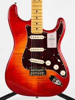 FENDER 2024 COLLECTION MADE IN JAPAN HYBRID II STRATOCASTER FLAME (SUNSET #GG9XJ
