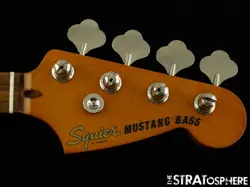 FENDER SQUIER CLASSIC VIBE 60S MUSTANG BASS GUITAR NECK   TUNERS GUITAR