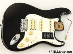 FENDER PLAYER II STRATOCASTER STRAT HSS LOADED BODY, ALDER STRAT BLACK.