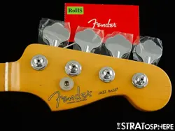 FENDER AMERICAN PROFESSIONAL II JAZZ BASS NECK W/ TUNERS, SLIM 