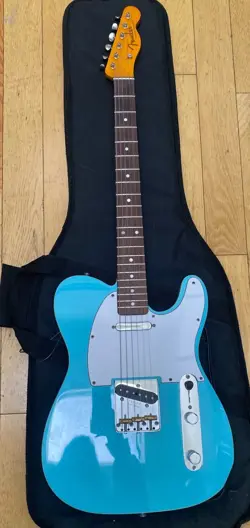   FENDER DAPHNE BLUE ELECTRIC GUITAR FOR SALE IN GOOD CONDITION