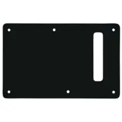 TREMOLO BACKPLATE FOR MODERN FENDER STRATOCASTER BLACK ACRYLIC