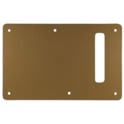 TREMOLO BACKPLATE FOR MODERN FENDER STRATOCASTER GOLD/CLEAR/GOLD