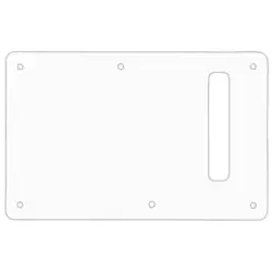 TREMOLO BACKPLATE FOR MODERN FENDER STRATOCASTER WHITE/RED/WHITE