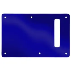 TREMOLO BACKPLATE FOR MODERN FENDER STRATOCASTER BLUE MIRROR