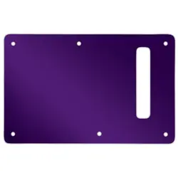 TREMOLO BACKPLATE FOR MODERN FENDER STRATOCASTER PURPLE  MIRROR