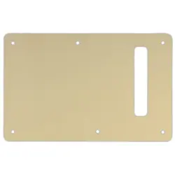 TREMOLO BACKPLATE FOR MODERN FENDER STRATOCASTER CREAM/BLACK 3 PLY
