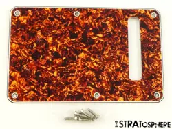 FENDER FSR AMERICAN PROFESSIONAL II STRAT THINLINE TORTOISE TREMOLO COVER.