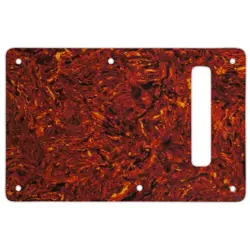 TREMOLO BACKPLATE FOR MODERN FENDER STRATOCASTER TORTOISE SHELL/PARCHMENT