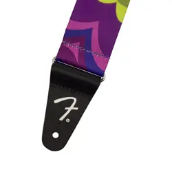 FENDER J MASCIS STRAP MAGENTA FLOWER 2 GUITAR