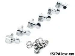 FENDER AMERICAN PROFESSIONAL II TELE STRATOCASTER STRAT TUNERS TUNING PEGS LOGOS