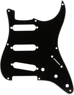 FENDER 57 STRATOCASTER BLACK 3-PLY VINTAGE-STYLE PICKGUARD 8-HOLE