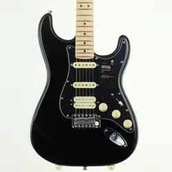 FENDER USA AMERICAN PERFORMER STRATOCASTER HSS BLACK USED 2023 ALDER W/SOFT CASE