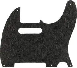 FENDER WAYLON JENNINGS LEATHER PICKGUARD - BLACK (5-PACK) BUNDLE