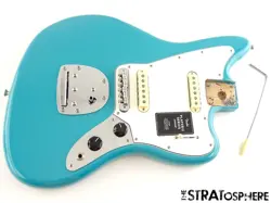 FENDER PLAYER II JAGUAR SERIES LOADED BODY ALNICO 5 + 2 GUITAR AQUATONE BLUE