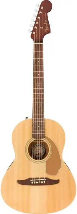 FENDER SONORAN MINI ACOUSTIC GUITAR, WITH 2-YEAR WARRANTY, NATURAL, ROSEWOOD FIN