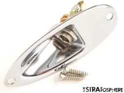 VINTAGE 60 NOS USA FENDER CUSTOM SHOP STRAT OUTPUT JACK CHROME GUITAR PARTS