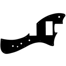PICKGUARD FOR FENDER ALTERNATE REALITY METEORA HH BLACK/PARCHMENT/BLACK 