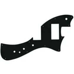 PICKGUARD FOR FENDER ALTERNATE REALITY METEORA HH BLACK ACRYLIC