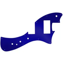 PICKGUARD FOR FENDER ALTERNATE REALITY METEORA HH BLUE MIRROR