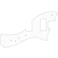 PICKGUARD FOR FENDER ALTERNATE REALITY METEORA HH WHITE
