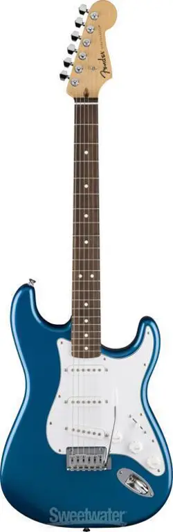 FENDER STANDARD STRATOCASTER ELECTRIC GUITAR - AQUA MARINE METAL