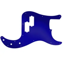 PICKGUARD FOR FENDER MADE IN MEXICO STANDARD PRECISION BASS BLUE MIRROR