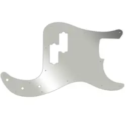 PICKGUARD FOR FENDER MADE IN MEXICO STANDARD PRECISION BASS MIRROR