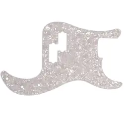 PICKGUARD FOR FENDER MADE IN MEXICO STANDARD PRECISION BASS WHITE PEARL